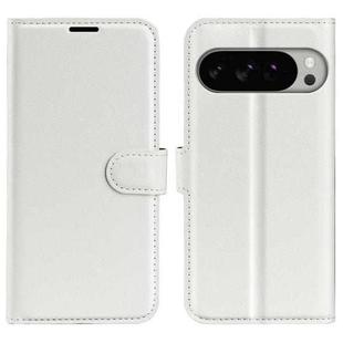 For Google Pixel 10 Pro XL Litchi Texture Horizontal Flip Leather Phone Case with Holder(White)