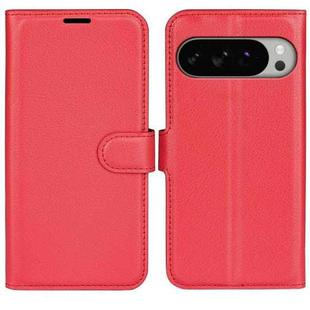 For Google Pixel 10 Pro XL Litchi Texture Horizontal Flip Leather Phone Case with Holder(Red)