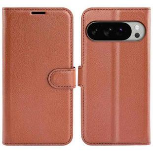 For Google Pixel 10 Pro XL Litchi Texture Horizontal Flip Leather Phone Case with Holder(Brown)