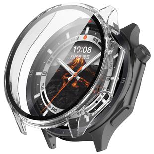 For OnePlus Watch 3 Tempered Film Integrated PC Watch Protective Case(Transparency)