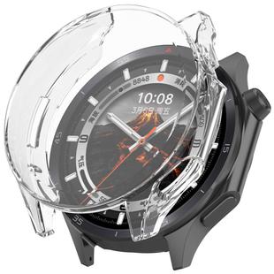 For OnePlus Watch 3 46mm / OPPO Watch X2 Electroplated TPU Full Coverage Watch Protective Cover(Transparency)