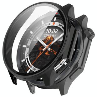 For OPPO Watch X2 Tempered Film Integrated PC Watch Protective Case(Black)
