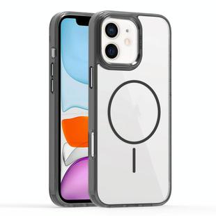 For iPhone 11 Star Shield Thin Circle MagSafe Phone Case(Black)