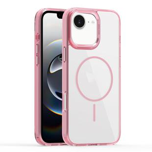 For iPhone 16e Star Shield Thin Circle MagSafe Phone Case(Pink)