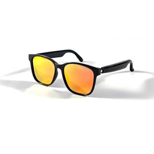 GS08 Smart Glasses, Support AI Smart Chip / Bluetooth Call / Smart Driving Navigatiion(Orange)