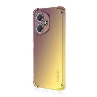 For Honor 400 ENKAY Hat-Prince Gradient Airbag TPU Phone Case(Purple Gold)