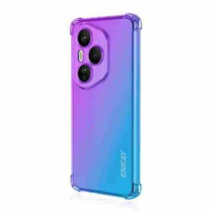 For Honor 400 Pro Global 160.8mm ENKAY Hat-Prince Gradient Airbag TPU Phone Case(Purple Blue)