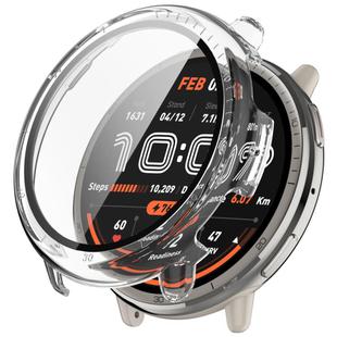 For Amazfit Active 2 A2437 Tempered Film Integrated PC Watch Protective Case(Transparent Color)