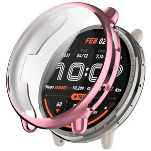 For Amazfit Active 2 A2437 Electroplated TPU Full Coverage Watch Protective Case(Pink)