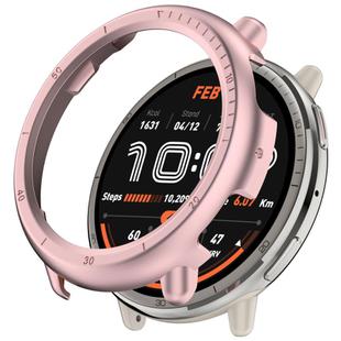 For Amazfit Active 2 A2437 Half Coverage PC Hollow Watch Protective Case(Rose Pink)