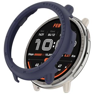 For Amazfit Active 2 A2437 Half Coverage PC Hollow Watch Protective Case(Midnight Blue)