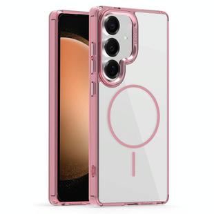 For Samsung Galaxy S23 FE 5G Star Shield Thin Circle MagSafe Phone Case(Pink)