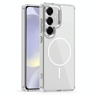 For Samsung Galaxy S24+ 5G Star Shield Thin Circle MagSafe Phone Case(White)