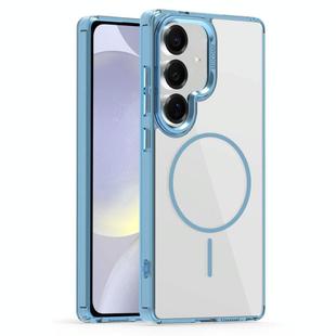 For Samsung Galaxy S24+ 5G Star Shield Thin Circle MagSafe Phone Case(Light Blue)