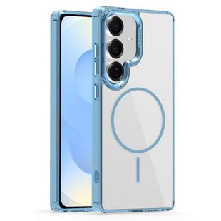 For Samsung Galaxy S25 5G Star Shield Thin Circle MagSafe Phone Case(Light Blue)