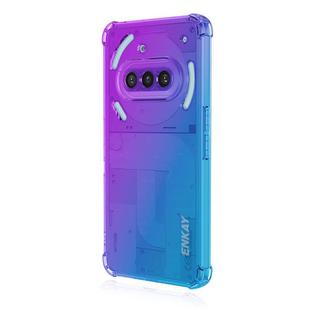 For Nothing Phone 3a ENKAY Hat-Prince Gradient Airbag TPU Phone Case(Purple Blue)