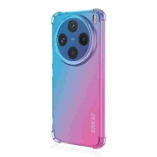 For vivo X200 ENKAY Hat-Prince Gradient Airbag TPU Phone Case(Blue Pink)