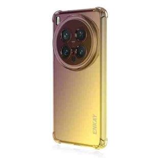 For vivo X200 Ultra ENKAY Hat-Prince Gradient Airbag TPU Phone Case(Purple Gold)