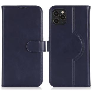 For iPhone 13 Pro Genuine Leather Card Wallet MagSafe Phone Case(Dark Blue)