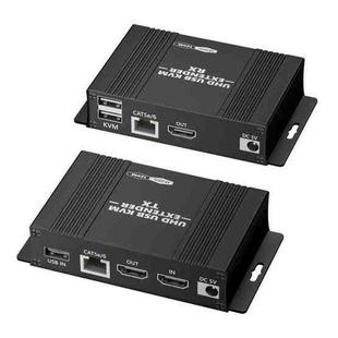 D5-2/D6-2 Video Audio Transmitter Receiver HDMI KVM Extender 4K HDMI to RJ45 LAN Extender, Plug:EU Plug