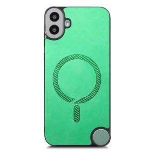 For Nothing CMF Phone 1 Retro Magsafe Magnetic PU Back Cover Phone Case(Green)