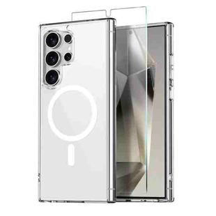For Samsung Galaxy S24 Ultra 5G NORTHJO 2 in 1 PC MagSafe Magnetic Phone Case with Screen Film(Clear)