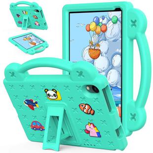 For Urao Jeazans OC101 / C107 Android 2024 Handle Kickstand Children EVA Shockproof Tablet Case(Mint Green)