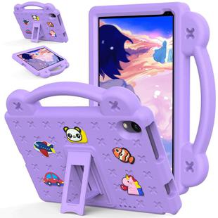 For Urao Jeazans OC101 / C107 Android 2024 Handle Kickstand Children EVA Shockproof Tablet Case(Light Purple)