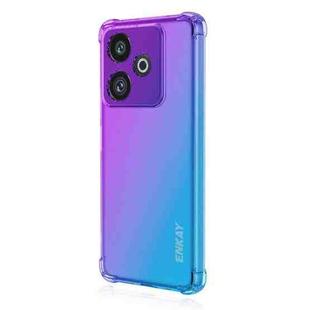 For Realme GT 7 5G ENKAY Hat-Prince Gradient Airbag TPU Phone Case(Purple Blue)