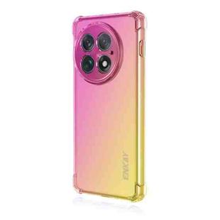 For OnePlus 13 ENKAY Hat-Prince Gradient Airbag TPU Phone Case(Pink Gold)
