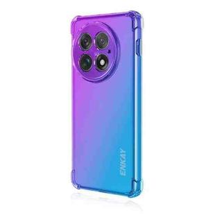 For OnePlus 13 ENKAY Hat-Prince Gradient Airbag TPU Phone Case(Purple Blue)