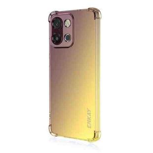 For OnePlus 13T ENKAY Hat-Prince Gradient Airbag TPU Phone Case(Purple Gold)