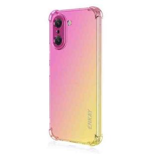 For OnePlus Nord CE5 5G ENKAY Hat-Prince Gradient Airbag TPU Phone Case(Pink Gold)