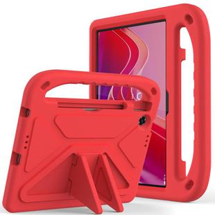 For Lenovo Tab TB-311 / WiFi 10.1 2025 Handle EVA Shockproof Tablet Case with Holder(Red)
