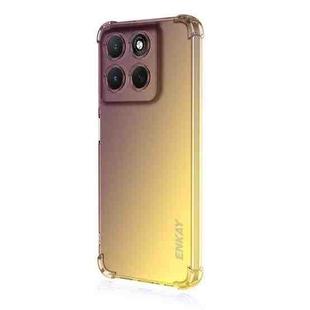 For Motorola Moto G86 Power 5G ENKAY Hat-Prince Gradient Airbag TPU Phone Case(Purple Gold)