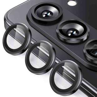 For Samsung Galaxy Z Fold7 ENKAY Hat-Prince 9H Rear Camera Lens Aluminium Alloy Tempered Glass Film(Black)