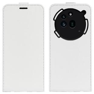 For Nothing Phone 3a Pro R64 Texture Single Vertical Flip Leather Phone Case(White)
