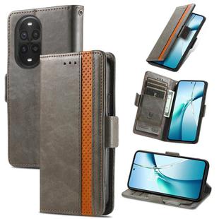 For Huawei nova 13 Pro CaseNeo Splicing Dual Magnetic Buckle Leather Phone Case(Gray)