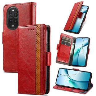 For Huawei nova 13 Pro CaseNeo Splicing Dual Magnetic Buckle Leather Phone Case(Red)