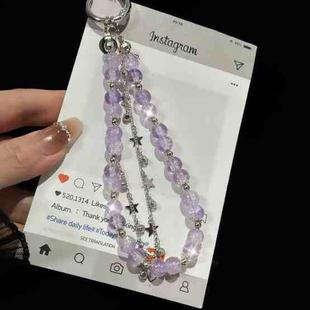 Simple Tassel Pearl Phone String(Lilac)