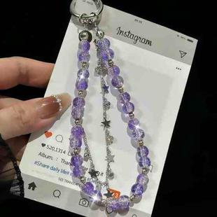 Simple Tassel Pearl Phone String(Purple)