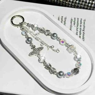 Asteroid Pearl Mobile Phone Chain(Grey)