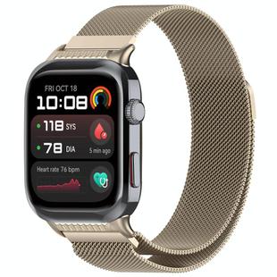 For Huawei Watch D2 Vertical Metal Connector Milanese Magnetic Loop Watch Band(Starlight)