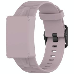 For WHOOP 4.0 Watch Case Integrated Silicone Watch Band(Loran Violet)