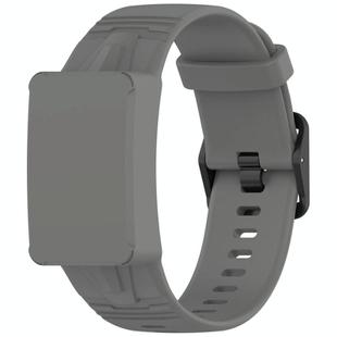 For WHOOP 4.0 Watch Case Integrated Silicone Watch Band(Dark Gray)