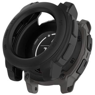 For Garmin Instinct E 45mm Silicone Watch Protective Case(Black)