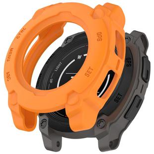 For Garmin Instinct E 40mm Half Coverage Hollow TPU Armour Watch Protective Case(Orange)
