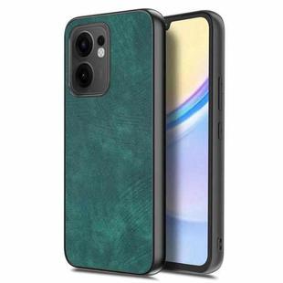 For OPPO Reno13 F Vintage Leather PC Back Cover Phone Case(Green)