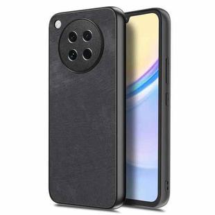 For OPPO Find X8s Vintage Leather PC Back Cover Phone Case(Black)
