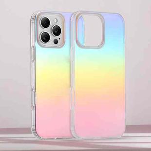 For iPhone 16 Pro Frosted Color-plated Gradient Phone Case(Color Plating)